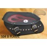 LEATHER SADDLEBAGS S04 B FLAME  **TO REQUEST**