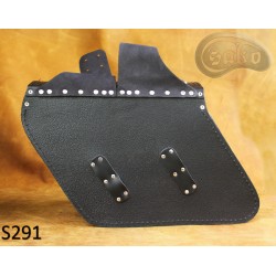 LEATHER SADDLEBAGS S291