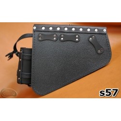 LEATHER SADDLEBAG S57 SKULL H-D SPORTSTER