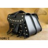 LEATHER SADDLEBAGS S281