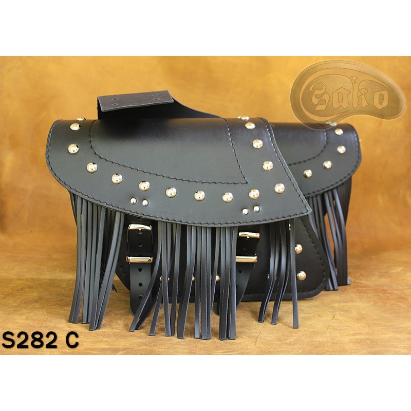 LEATHER SADDLEBAGS S282