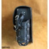 LEATHER SADDLEBAG S65 FLAME H-D SOFTAIL