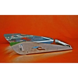 Wide luggage carrier FLAME made of stainless steel