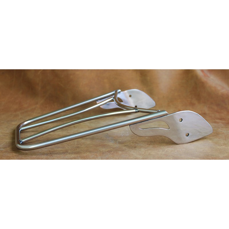 Narrow luggage tubular carrier made of stainless steel