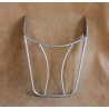 Narrow luggage tubular carrier made of stainless steel
