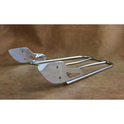 Narrow luggage tubular carrier made of stainless steel