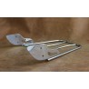 Narrow luggage tubular carrier made of stainless steel