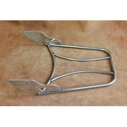 Narrow luggage tubular carrier made of stainless steel