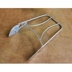 Wide luggage tubular carrier made of stainless steel