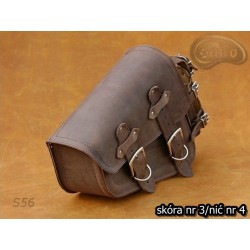 LEATHER SADDLEBAG S56 REAL H-D SPORTSTER