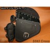 LEATHER SADDLEBAG S593 CROSS H-D SOFTAIL