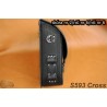 LEATHER SADDLEBAG S593 CROSS H-D SOFTAIL