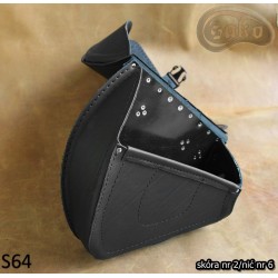 LEATHER SADDLEBAG S64 H-D SOFTAIL