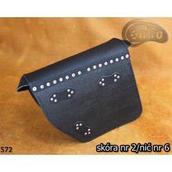 LEATHER SADDLEBAG S72 H-D DYNA