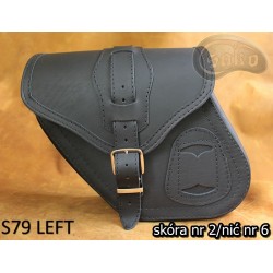 LEATHER SADDLEBAGS S79 WITH KI4A H-D DYNA