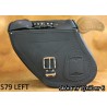 LEATHER SADDLEBAGS S79 WITH KI4A H-D DYNA